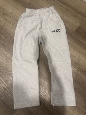 Nuvo-Kids' Light Gray Sweatpants - Cozy Joggers